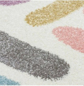 Resim Eko Halı Kids Kds 20 Pastel Çocuk Halısı Çok Renkli 