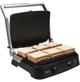 Resim Tefal Elektrikli Izgara ve Tost Makinesi 2200 W Demir Döküm Çıkarılabilir Plaka Özelliği ile 