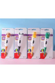 Resim TechStore Maymun Figürlü Esnek Uçlu Koltukaltı Bebek Termometre Ateş Ölçer 
