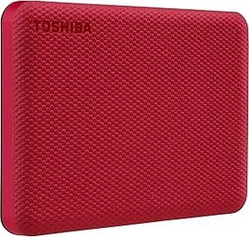 Resim Toshiba Canvio Advance 2.5" 1TB USB 3.2 Gen-1 Kırmızı (HDTCA10ER3AA) Taşınabilir Harici Sabit Disk 