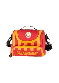 Resim Galatasaray Nakışlı Sarı Çubuk Baskılı Erkek Çocuk Beslenme Çantası - Me25541 Çok Renkli 
