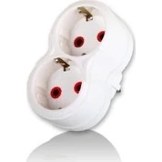 Resim Fetih Ikili Papatya Topraklı Fişli Priz Ikili 