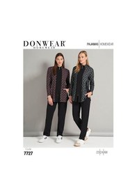 Resim Donwear Kadın Pijama Takımı 7727 Zümrüt 