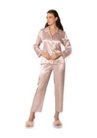 Resim Pierre Cardin Pudra Altılı Çeyiz Gecelik Sabahlık Set 6960 Pudra 