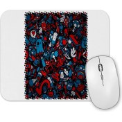 Resim Baskı Dükkanı Mix Desenhos Mouse Pad 