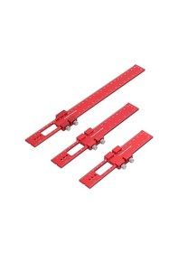 Resim Springsun Alüminyum Alaşımlı Konumlandırma Cetveli Ağaç Işleme Cetveli Eloksallı Cnc Işaretleme Cetveli Açı Cetveli 