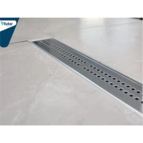 Resim Duş Kanalı Paslanmaz Süzgeç 50 Çıkış 50 Cm 