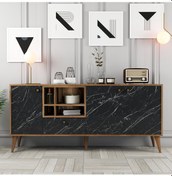 Resim Napoli Konsol - Siyah Mermer 