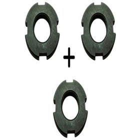 Resim 100km - Kh Ft Uyumlu Krank Kilitli Somun 3 Adet Siyah 