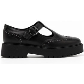 Resim Nero Giardini Nero Black Oxford Klasik Kadın I514000d 100 Nerogiardini Guanto Nero Tr Taverna 7724 Lıgh Nero Siyah 