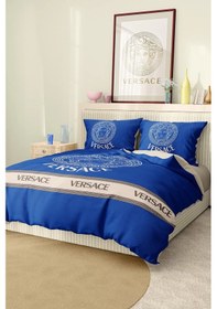 Resim Marka Nevresim Takımı Çift Kişilik Pamuklu Saten Kumaş 6 Parça 3d Dijital Baskı Duvet Cover Set Model No:103 Renkli 