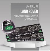 Resim Land Rover Plakalık, 2 Adet Premium Uv Baskı, Plakalıkhane 