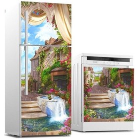 Resim Buzdolabı Ve Bulaşık Makinası Beyaz Eşya Sticker Kaplama İtalya E 