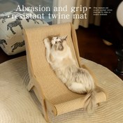 Resim 2'si 1 Arada Dayanıklı Kedi Hamak & Tırmalama Direği - 6kg Ağırlık Kapasitesi, Aşınmaya Karşı Dirençli Jüt İpi, Sağlam Ahşap Çerçeve ile Ergonomik Tasarım, Her Mevsim İçin Çok Katmanlı Yerden Tasarruflu İç Mekan Kedi Salonu, Kedi Hamakı, Evcil Hayvan Rahatlatma Noktası, Modern Evcil Hayvan Mobilyası, Yüksek Kaliteli Evcil Hayvan Mobilyası 