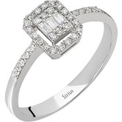 Resim Sirius F Renk 0,20 Karat Baget Pırlanta Yüzük 0817R0266 