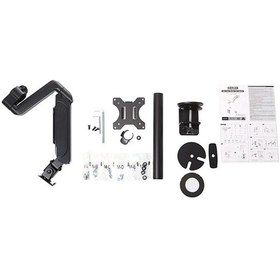 Resim Dark VM11 13-32" 1 Adet Monitör Takılabilen, Yükseklik Ayarlı, Amortisörlü, Kablo Kanallı, 360° Dönebilen, Max.9KG Destekli, Masa Monte Monitör Kolu (DK-AC-VM11) 