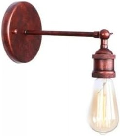 Resim Rsylight Retro Bakır Patinalı Mafsallı Rustik Duvar Aplik 