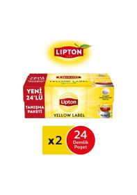 Resim Lipton Yellow Label Demlik Poşet Çay 24lü X 2 Adet 