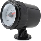 Resim Steellaar 2ın 52MM Mavi Lamba Siyah Daire Takometre 1-8 Silindir LED Lamba Için (Yurt Dışından) 