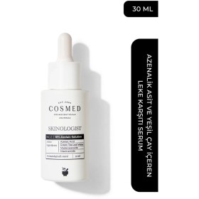 Resim Cosmed Azelaik Asit ve Yeşil Çay İçeren Leke Karşıtı Serum - 10% Azelaic Solution - 30 ml 