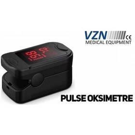 Resim Vzn Parmak Tipi Pulse Oksimetre Oksijen Ölçme Cihazı Satürasyon S 