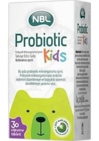 Resim Nbl Probiotic Kids 30 Çiğneme Tableti 