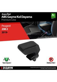 Resim S-dizayn Peugeot 208 2 Kol Dayama Kolçak Geçmeli Abs Siyah 2019 Üzeri A+kalite 