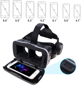 Resim Yesnıce VR Shinecon 3D Sanal Gerçeklik Gözlüğü 3.5/6.2 inç Android/IOS telefonlara uyumludur 