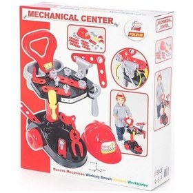 Resim Meslek Setleri - Mekanik- Tekerlekli Tamir Seti Tezgahı 51 Cm - 27 Parça 