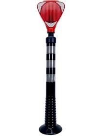 Resim Solar Kırmızı Üçgen Flaşörlü Siyah Delinatör Seti N11.172 