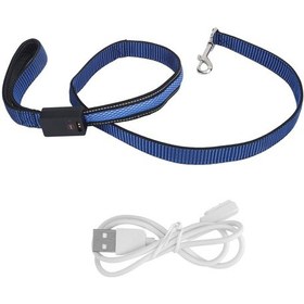 Resim Led'li Köpek Tasma Yongtao Mavi S 