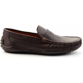 Resim Bambi Kahve Leather Erkek Loafer Ayakkabı E01396070140 Kahve 
