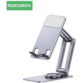 Resim Rocoren 360 Döner Mekanizmalı Katlanabilir Alüminyum Telefon Standı 