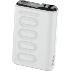 Resim Bix TPB15 10000MAH Pd 20W Usb-C ve Usb-A Qc 3.0 Çift Portlu 22.5W Süper Hızlı Şarj Destekli ve Dijital Ekranlı Mini Powerbank Beyaz 
