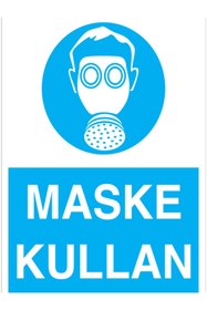 Resim Uytab Maske Kullan Uyarı Tabelası - 35x50 Foreks - TGM7 