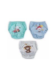 Resim Çocuk Kırmızı Beyaz Mor Alıştırma Külodu 3 Lü 