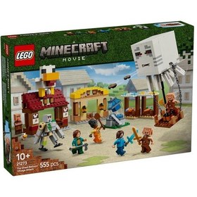 Resim Lego Minecraft 21273 The Ghast Balloon Village Attack 