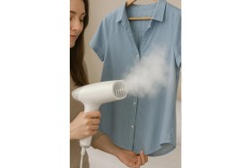 Resim Waldern WLD-102 Katlanabilir Portatif Buharlı Dikey Kırışık Giderici Ütü 1000W 