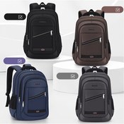 Resim Dream011 Bobdog Gri Orta Boy 15.6" Laptop Sırt Çantası Tablet Bölmeli Çok Bölmeli Okul Seyahat Gri 