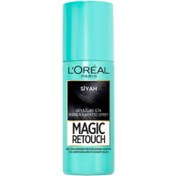 Resim Loreal Paris Magic Retouch Beyazlar için Anında Kapatıcı Sprey - Siyah 75 ml 