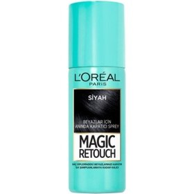 Resim Loreal Paris Magic Retouch Beyazlar için Anında Kapatıcı Sprey - Siyah 75 ml 