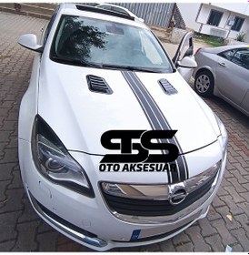 Resim Opel Insignia Uyumlu Piano Black Kaput Üstü Havalandırma Izgarası (01) (Sts Oto Aksesuar) 