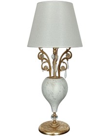 Resim Solse Eskitme Beyaz Abajur Beyaz - Eskitme 