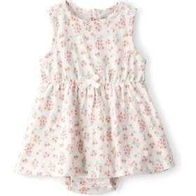 Resim Carter's Kız Bebek Çiçekli Zıbın Elbise Krem 1U565110 