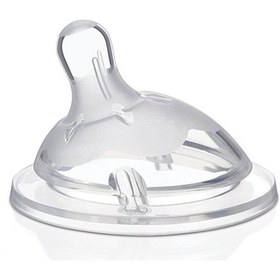 Resim Natural Feeling Silikon Biberon Emziği Tekli 0 Ay+ Normal Akış 3 Adet 