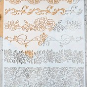 Resim 1 adet Yeniden Kullanılabilir Plastik Desenli Dantel Şablonu Boyama, DIY Scrapbooking, Kart Yapımı ve El İşleri İçin - Çiçek ve Süslemeli Tasarımlar Davetiyeler, Hediyeler ve Sanatsal Projeler İçin, Kart Yapım Araçları | Yaratıcı El İşleri | Zarif Motifler, El İşleri İçin Yeniden Kullanılabilir Şablonlar 