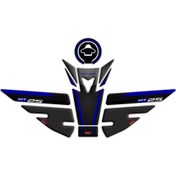Resim Gp Kompozit Yamaha Mt-25 2015-2019 Uyumlu Tank Pad Seti Siyah-Lac (522061852) 