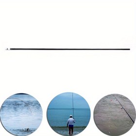 Resim 1 Paket 46 cm 3 Bölüm Karbon Balıkçılık Kamışı Ucu - Katı ve Boş Tasarım, Orta Güçlü Siyah Yem Atma Kamışı için Sinek Balıkçılığı, Tatlısu Tuzlu Su Balıkçılığı İçin Yedek Değiştirme Ucu, Şık Kamış Tasarımı | Dayanıklı Kamış Malzemesi 