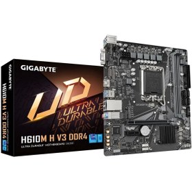 Resim GIGABYTE H610M H V3 DDR4 3200MHZ(OC) M.2 HDMI DSUB MATX 1700P 