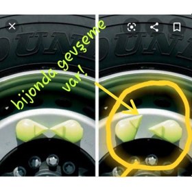 Resim Kamyon Dorse Bijon Kapağı 32Mm Yön Göstergeli Plastik 